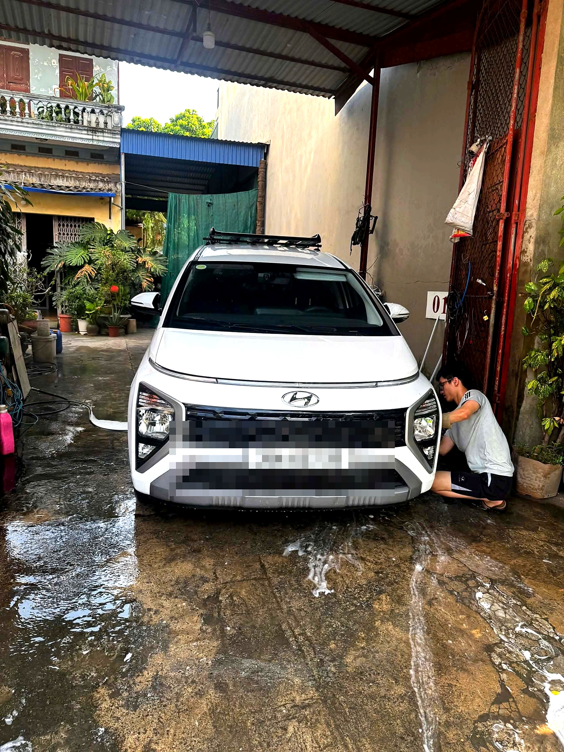 Không gian xe khi gập ghế